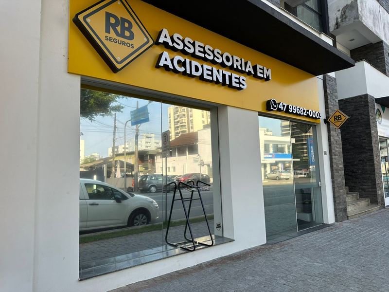 Fachada da sede da RB Assessoria em Acidentes em Joinville/SC